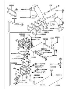 Fh680v-As29 Carburetor Diagram and Parts List for M54-KW (53BB5DBW150-23-HP)(2003 1/2) Cub Cadet Lawn Tractor